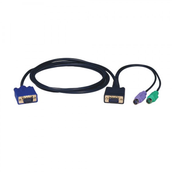 PS 2 3 1 Cable Kit KVM Switch B004 008 6 ft