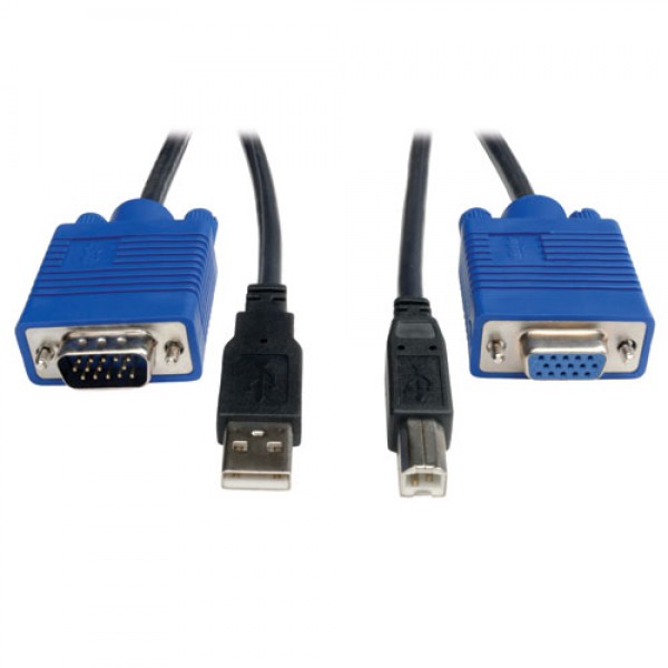 USB Cable Kit KVM Switch B006 VU4 R 10 ft