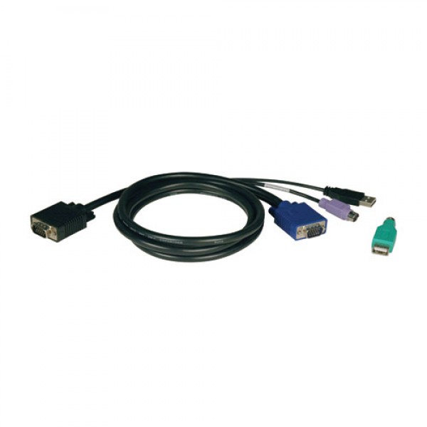 USB PS2 Combo Cable Kit for NetController KVM Switches B040 Series B042 Series 6 ft