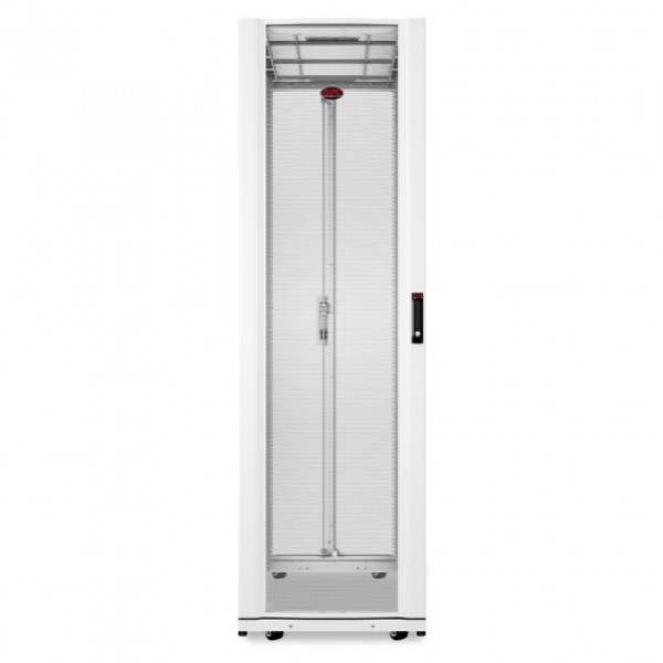 NetShelter SX 42U 600mm Wide x 1200mm Deep Enclosure with Sides White Front Straight