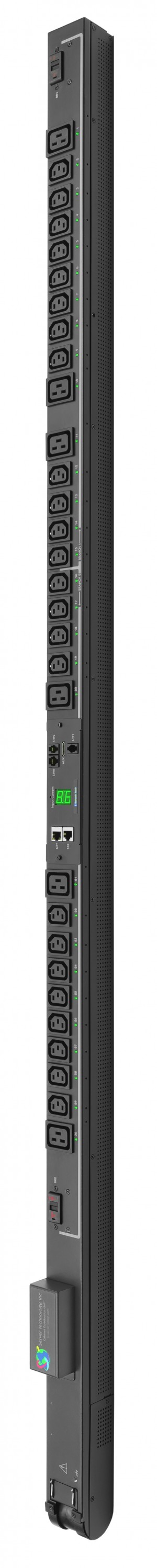 Servertech PRO2â„¢ Switched POPS STV-6501 3.3kW - 7.3kW 1-Ph (24) C13 &(6) C19 outlets Rack PDU - STV-6501A