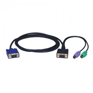 PS 2 3 1 Cable Kit KVM Switch B004 008 10 ft