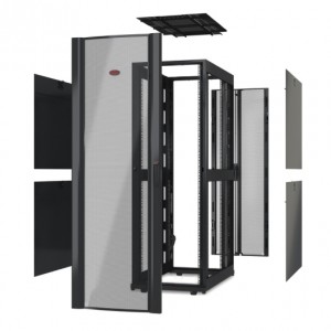 NetShelter SX 48U 750mm Wide x 1200mm Deep Enclosure Without Doors Black