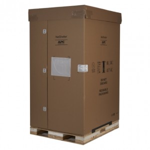 NetShelter SX 42U 600mm Wide x 1200mm Deep Enclosure with Sides Black -2000 lbs. Shock Packaging