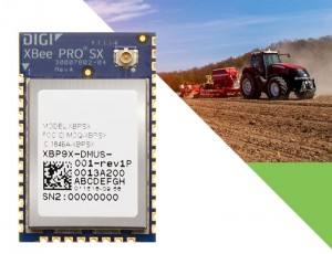 Digi XBee ® SX 900 MHz OEM RF modules pack maximum power, security, and flexibility into the Digi XBee SMT footprint for mission-critical wireless designs Digi XBee® SX Module